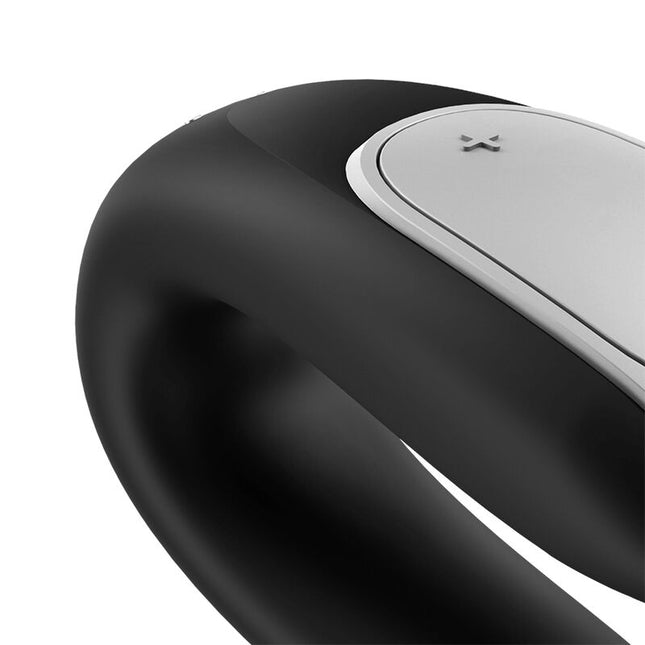 SATISFYER - VIBRATOR DOUBLE FUN PARTNER NEGRU