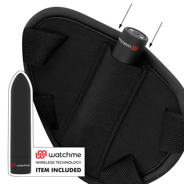 HAM FETIȘ SUBMISIV CYBER CU DILDO ȘI TELECOMANDĂ CU GLONȚ WATCHME M TECHNOLOGY