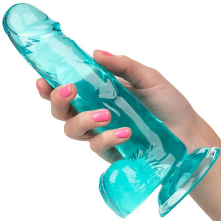 CALEXOTICS - DILDO MĂRIMEA QUEEN ALBASTRU 15,3 CM