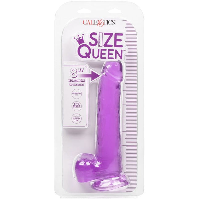 CALEXOTICS - DILDO MĂRIMEA QUEEN VIOLET 20.3 CM