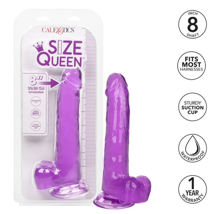 CALEXOTICS - DILDO MĂRIMEA QUEEN VIOLET 20.3 CM
