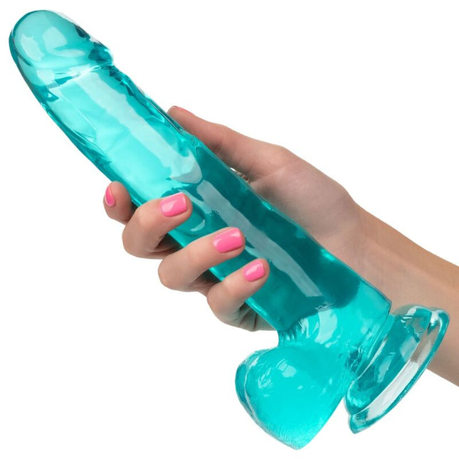 CALEXOTICS - DILDO MĂRIMEA QUEEN ALBASTRU 20,3 CM