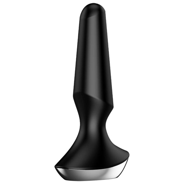 SATISFYER - VIBRATOR PLUG ILICIOUS CU 2 PLUGURI, NEGRU