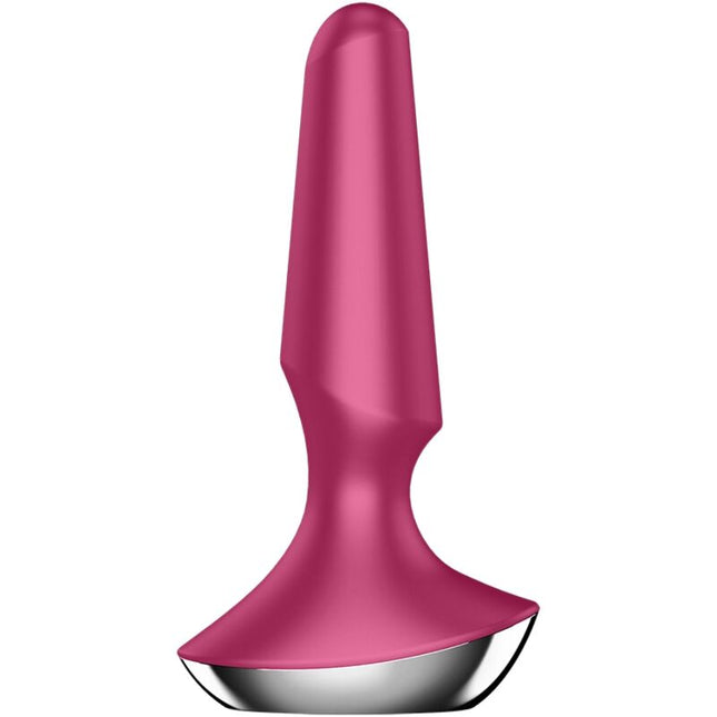 SATISFYER - VIBRATOR PLUG ILICIOUS CU 2 PLUGURI BERRY