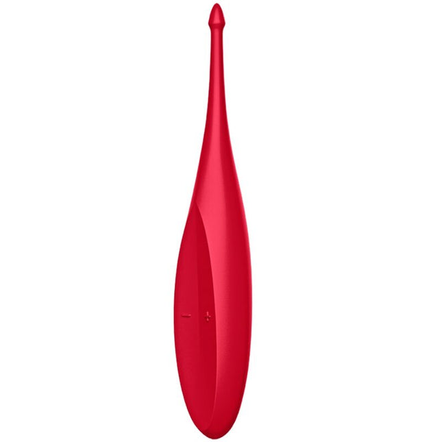 SATISFYER - VIBRATOR TWIRLING FUN TIP ROȘU