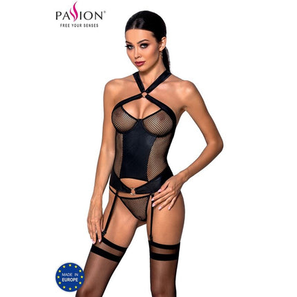 PASIUNE - CORSET AMANDA DIN PIELE ECOLOGICĂ M/M