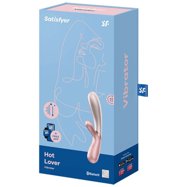 SATISFYER - VIBRATOR HOT LOVER ROZ ȘI BEJ