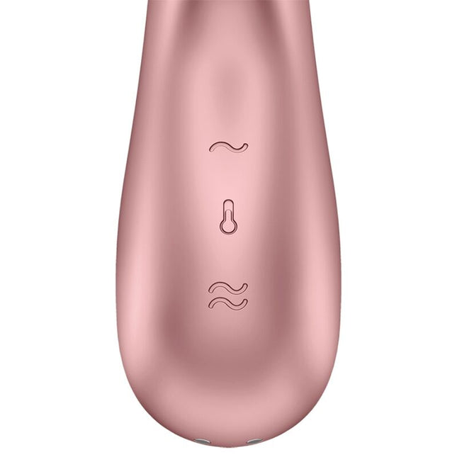 SATISFYER - VIBRATOR HOT LOVER ROZ ȘI BEJ