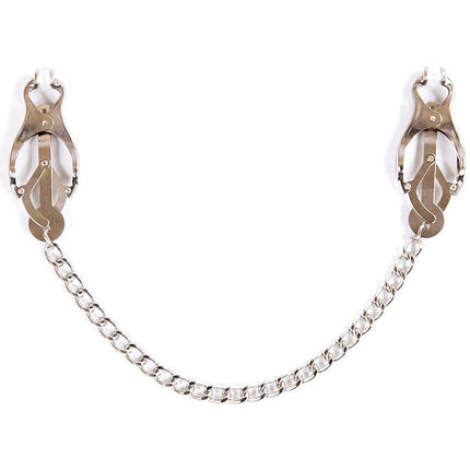 OHMAMA FETISH - METAL CLAMPS WITH CHAIN