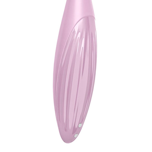 SATISFYER - VIBRATOR CU VÂRF DE CLITORIS TWIRLING JOY ROZ