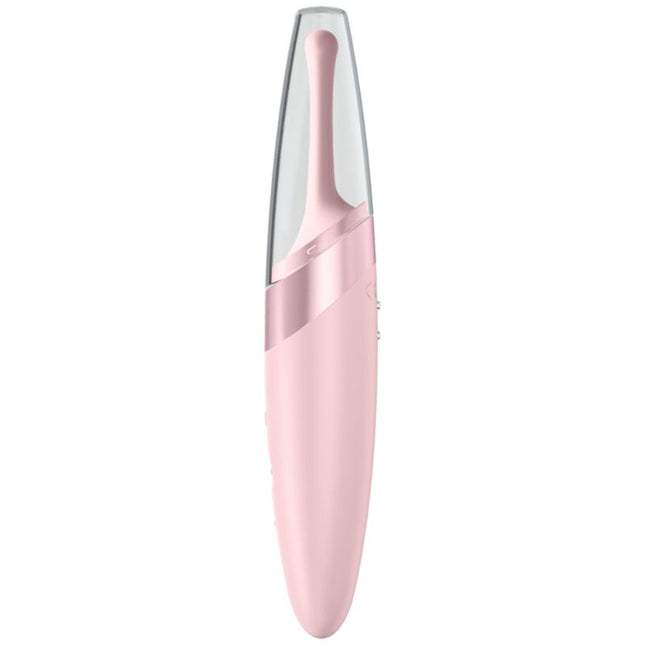 SATISFYER - VIBRATOR CU VÂRF DE CLITORIS TWIRLING DELIGHT ROZ