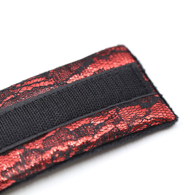 OHMAMA FETISH - CĂTUȘE DIN CATIFEA CU BANDĂ DE NAILON