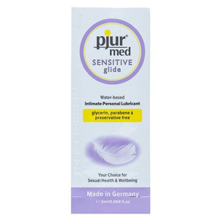 PJUR - LUBRIFIANT PE BAZĂ DE APĂ MED SENSITIVE GLIDE 2 ML