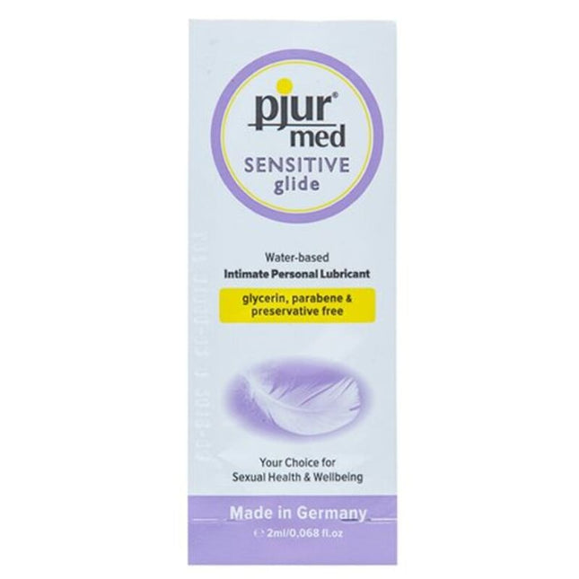 PJUR - LUBRIFIANT PE BAZĂ DE APĂ MED SENSITIVE GLIDE 2 ML