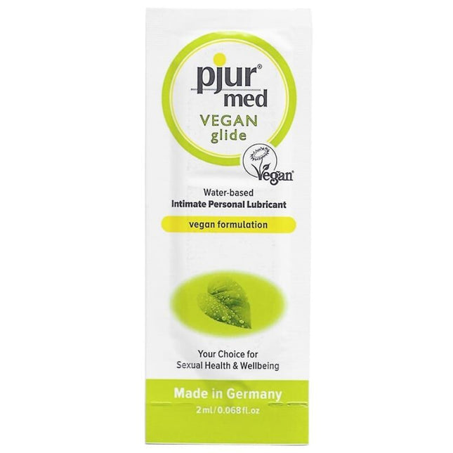 PJUR - LUBRIFIANT MED VEGAN GLIDE PE BAZĂ DE APĂ 2 ML