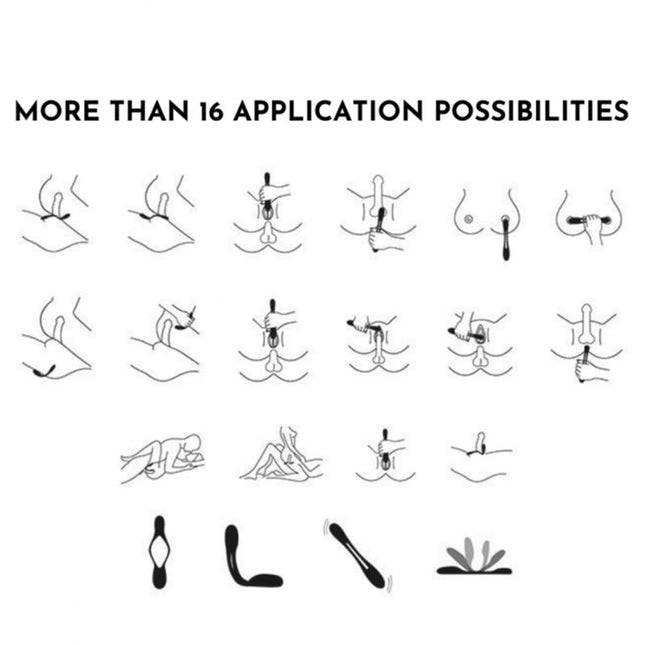 SATISFYER - VIBRATOR MULTIPLU ELASTIC GAME ALBASTRU