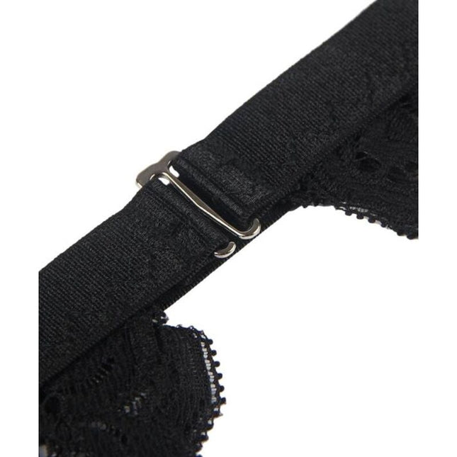 SUBBLIME - SET TREI PIESE SUTIEN + PORTJAR + TANGA S/M