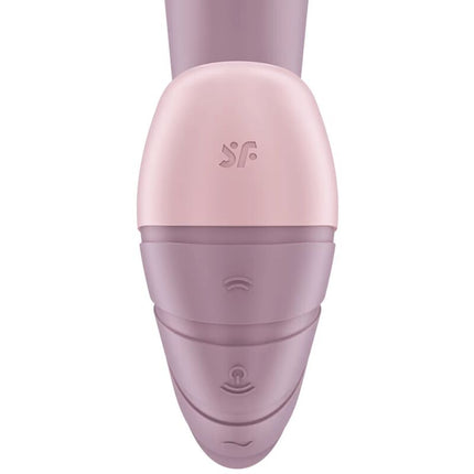 SATISFYER - STIMULATOR ȘI VIBRAȚII SUPERNOVA AIR PULSE ALB