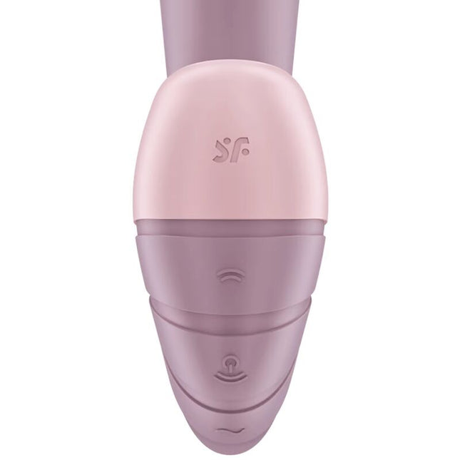 SATISFYER - STIMULATOR ȘI VIBRAȚII SUPERNOVA AIR PULSE ALB
