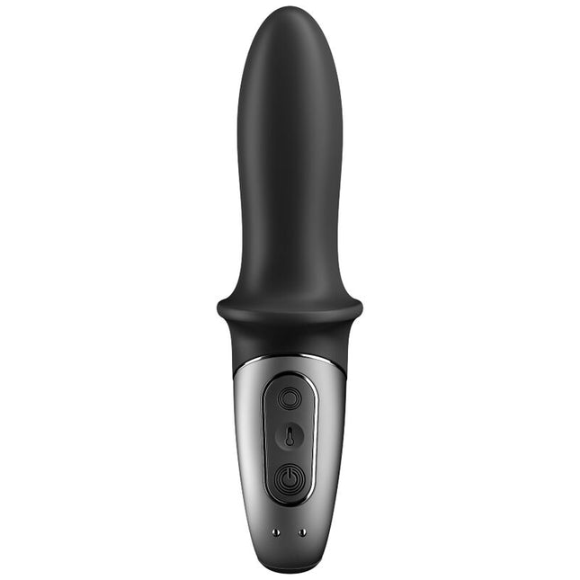 SATISFYER - VIBRATOR ANAL HOT PASSION CU APLICAȚIE NEGRU