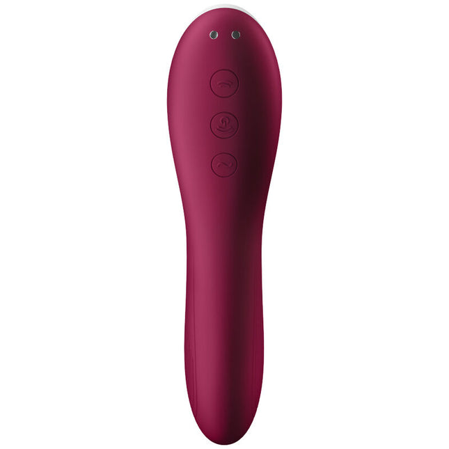 SATISFYER - VIBRATOR CU PULSURI DE AER DUAL CRUSH