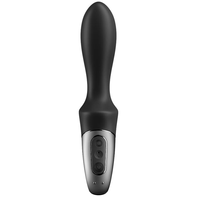 SATISFYER - VIBRATOR ANAL HEAT CLIMAX CU APP NEGRU