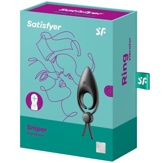 SATISFYER - VIBRATOR INEL SNIPER ALBASTRU