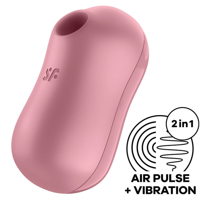 SATISFYER - STIMULATOR ȘI VIBRATOR CU AER PULSAT VAȚĂ DE ZAHĂR, LILIAC