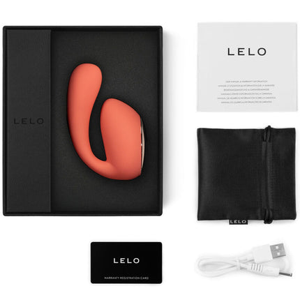 LELO - Aparat de masaj pentru cupluri Ida Wave Coral