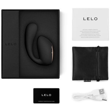 LELO - Aparat de masaj pentru cupluri Ida Wave, negru