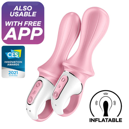 SATISFYER - VIBRATOR ANAL GONFLABIL AIR PUMP BOOTY 5+ ROZ