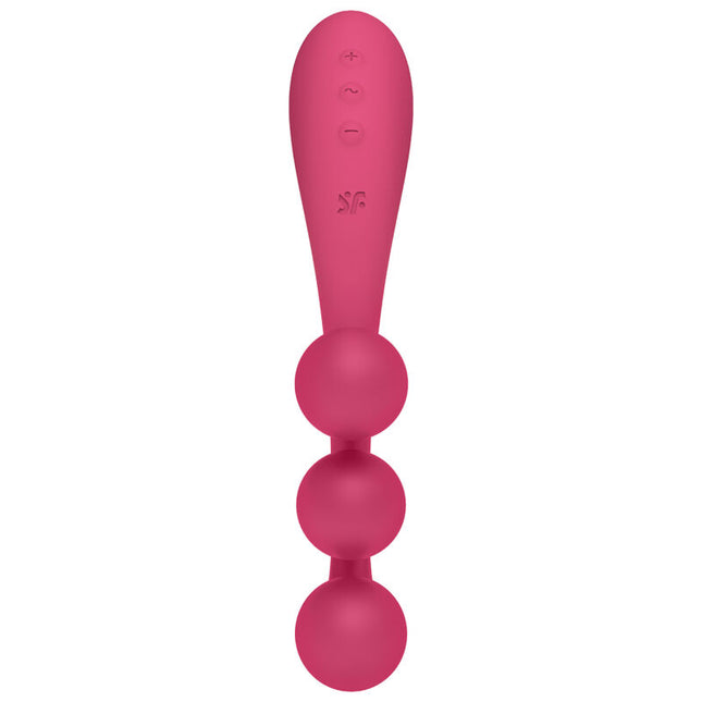 SATISFYER - TRI BALL 1 MULTI VIBRATOR RED