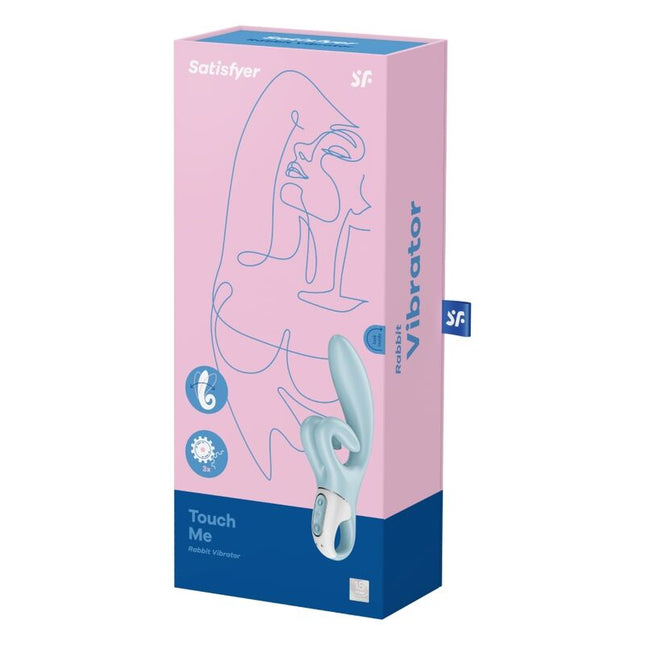 SATISFYER - VIBRAȚIE TOUCH ME RABBIT ALBASTRU