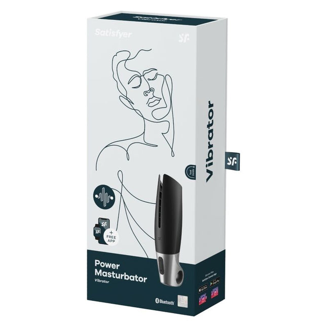 SATISFYER - MASTURBATOR PUTERNIC NEGRU