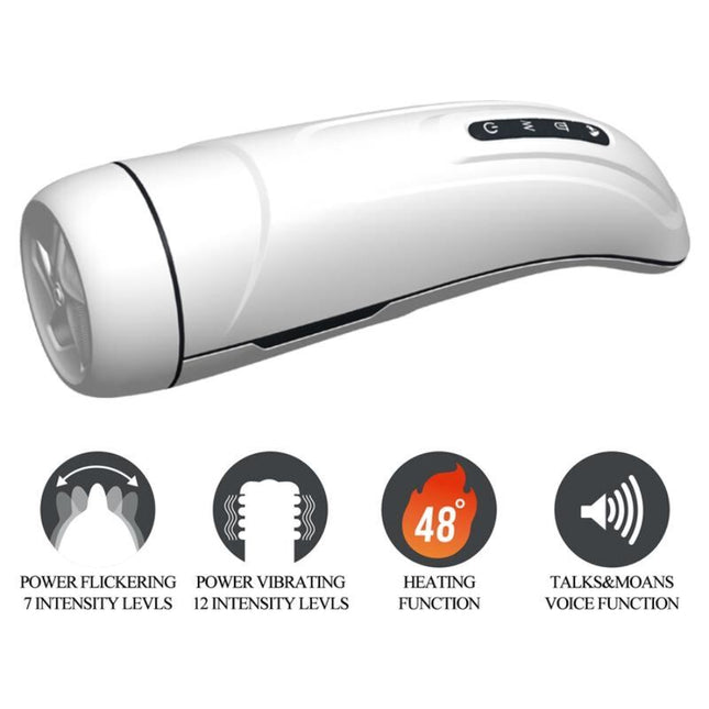 PRETTY LOVE - MASTURBATOR MARISSA CU VIBRAȚII, CĂLDURĂ, VOCE ȘI SUCȚIE