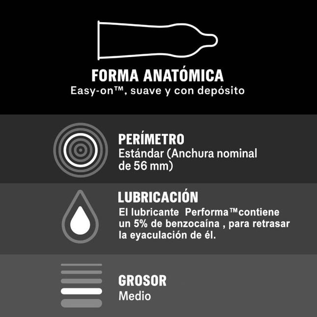 DUREX - PLĂCERE PRELUNGITĂ ÎNTÂRZIATĂ 12 UNITĂȚI