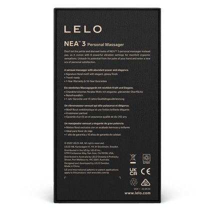 LELO - APARAT DE MASAJ PERSONAL NEA 3 NEGRU