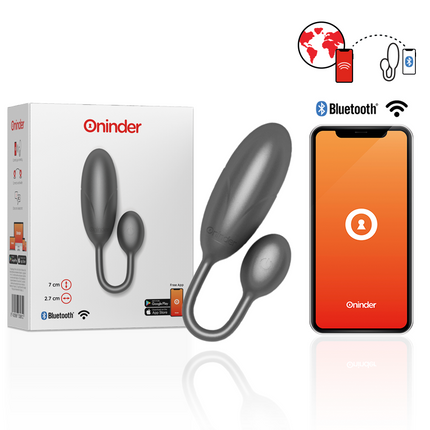 ONINDER - OU VIBRATOR DENVER ROZ 7 X 2,7 CM APLICAȚIE GRATUITĂ