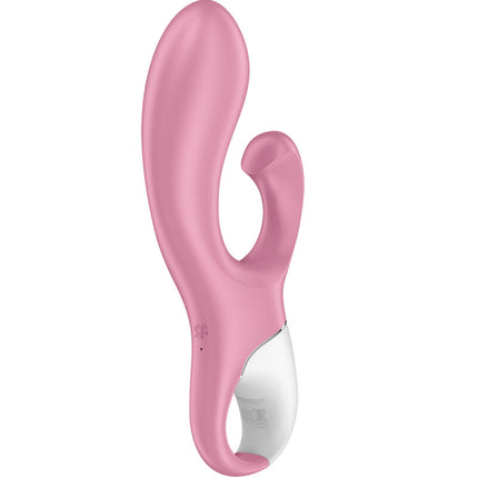 SATISFYER - POMPA DE AER IEPURAȘ 2 ROZ
