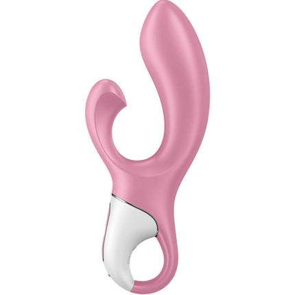 SATISFYER - POMPA DE AER IEPURAȘ 2 ROZ