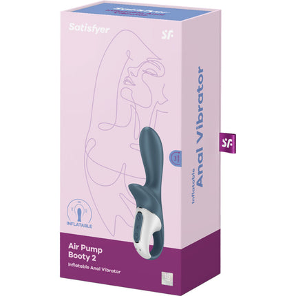 SATISFYER - AIR PUMP BOOTY 2 GRI ÎNCHIS