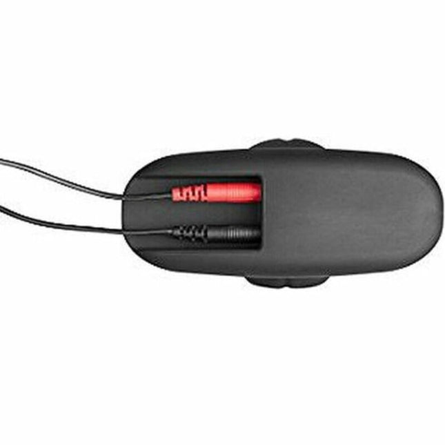 ELECTRASTIM - DOP ANAL DIN SILICON NEGRU ROCKER, MARE