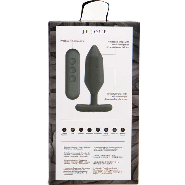 JOACĂ - VIBRATOR CU DUPĂ ANALĂ ONYX NEGRU