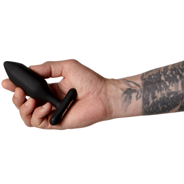 JOACĂ - VIBRATOR CU DUPĂ ANALĂ ONYX NEGRU
