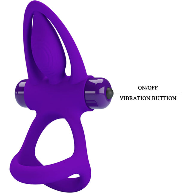PRETTY LOVE - INEL VIBRATOR 10 VIBRAȚII SILICON VIOLET