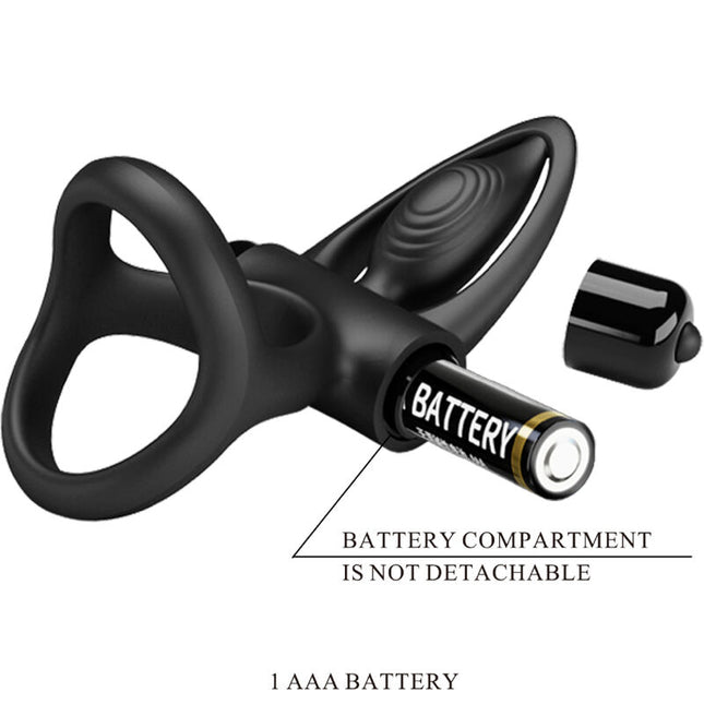 PRETTY LOVE - INEL VIBRATOR 10 VIBRAȚII SILICON NEGRU