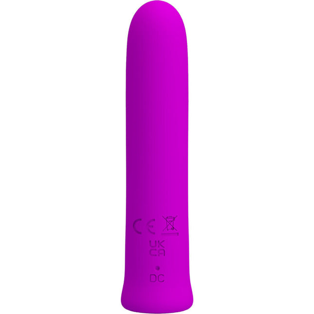 PRETTY LOVE - CURTIS MINI SUPER POWER VIBRATOR 12 VIOLET SILICONE VIBRATIONS