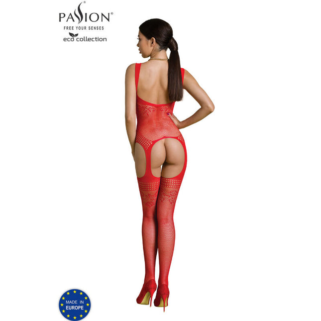 PASSION - ECO COLLECTION BODYSTOCKING ECO BS008 NEGRU