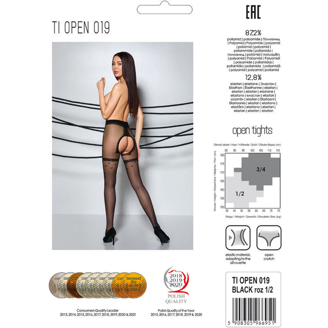 PASSION - TIOPEN 019 CIORAPI NEGRI 1/2 20 DEN