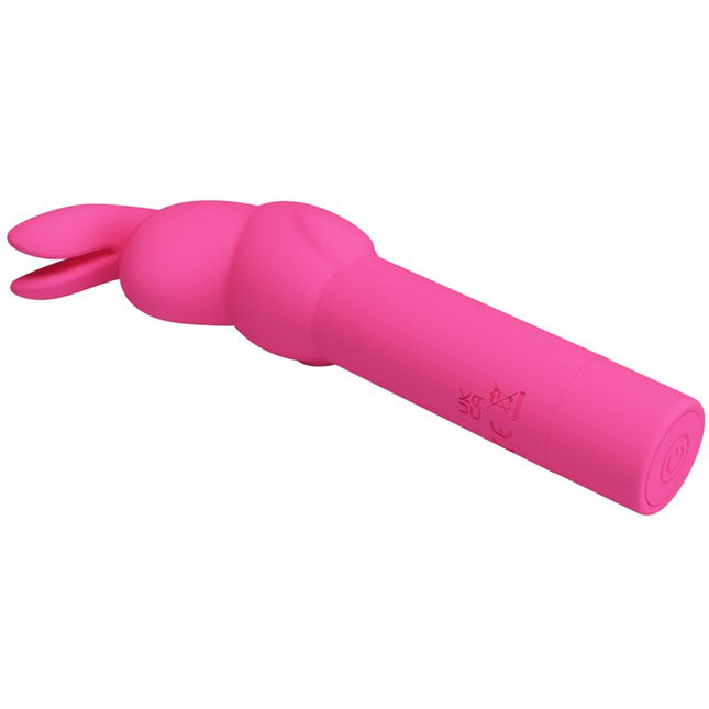 PRETTY LOVE - VIBRATOR DIN SILICON GERARDO FUSCHIA RABBIT